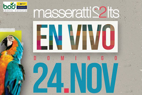 Masseratti 2lts anuncia única presentación en Caracas