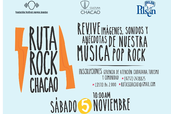 Fundación Nuevas Bandas y Cultura Chacao estrenan Ruta por la historia del Pop Rock